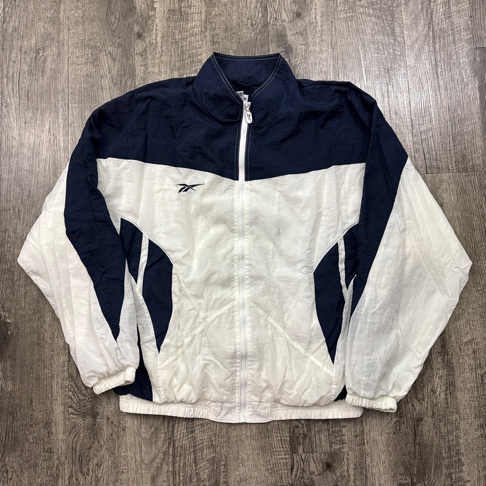 Vintage 90s Reebok Lined Windbreaker Track Jacket